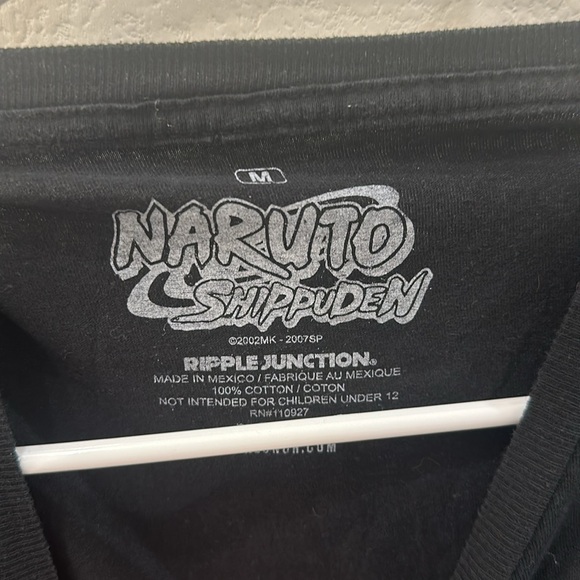 EUC Girls Naruto Kakashi Graphic Screen Tee Short Sleeve T- Shirt - Picture 5 of 8